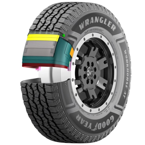 Pneu 205/70R15 Goodyear Wrangler Workhorse AT 96T